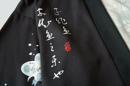 YC6327 Jumping Fish Kimono
