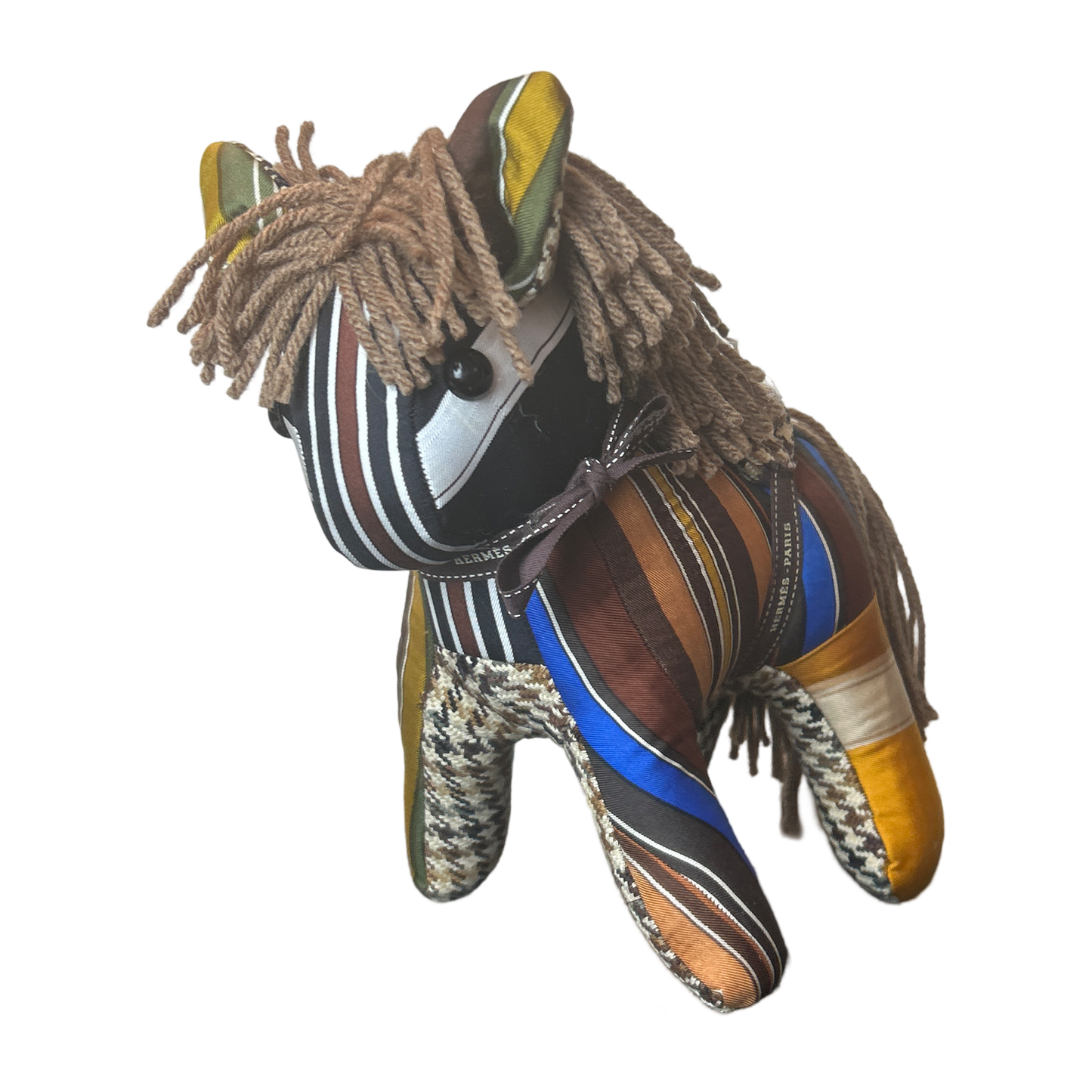 Couvertures et Tenues du Jour Vintage Silk Scarf Noble Pony
