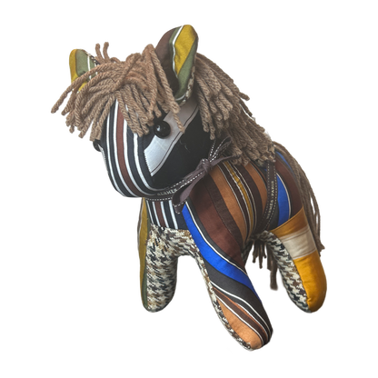 Couvertures et Tenues du Jour Vintage Silk Scarf Noble Pony