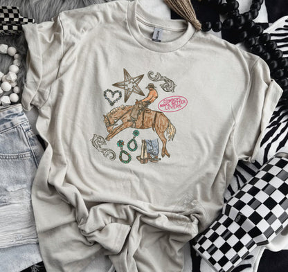 Cowboy Lovers Collage - Graphic