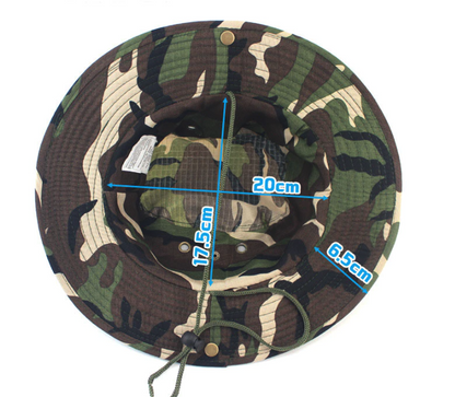 Boonie Bucket Hats Outdoor Fishing Hunting Wide Brim Mesh Camo Safari