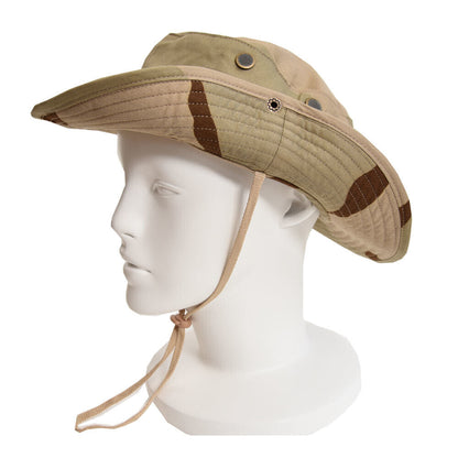 Boonie Bucket Hats Outdoor Fishing Hunting Wide Brim Mesh Camo Safari