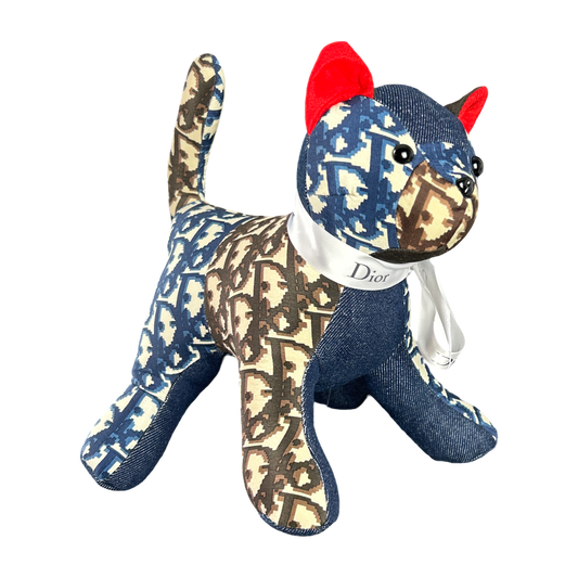 Trotter Vintage Silk Scarf Charming Kitten