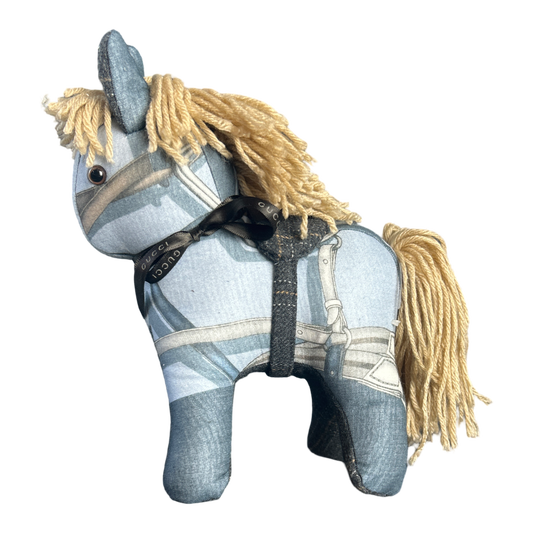 Equestrian Vintage Silk Scarf Noble Pony