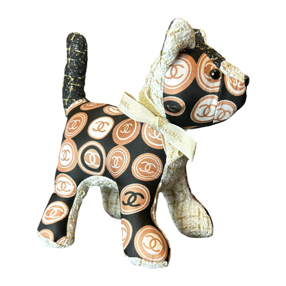 CC Monogram Vintage Silk Scarf Charming Kitten