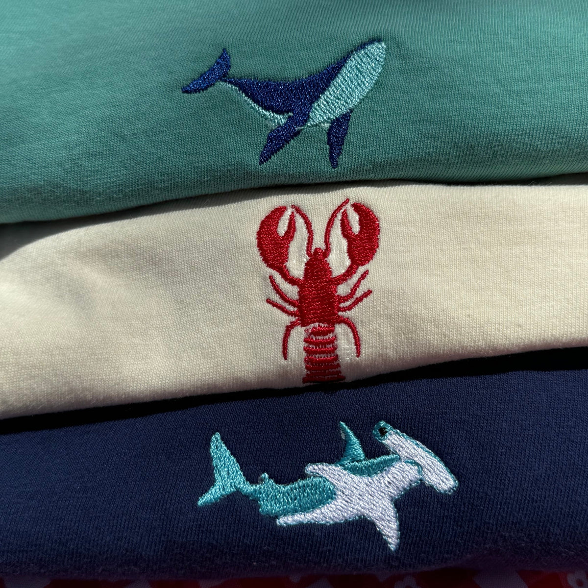 Lobster Embroidered T-Shirt