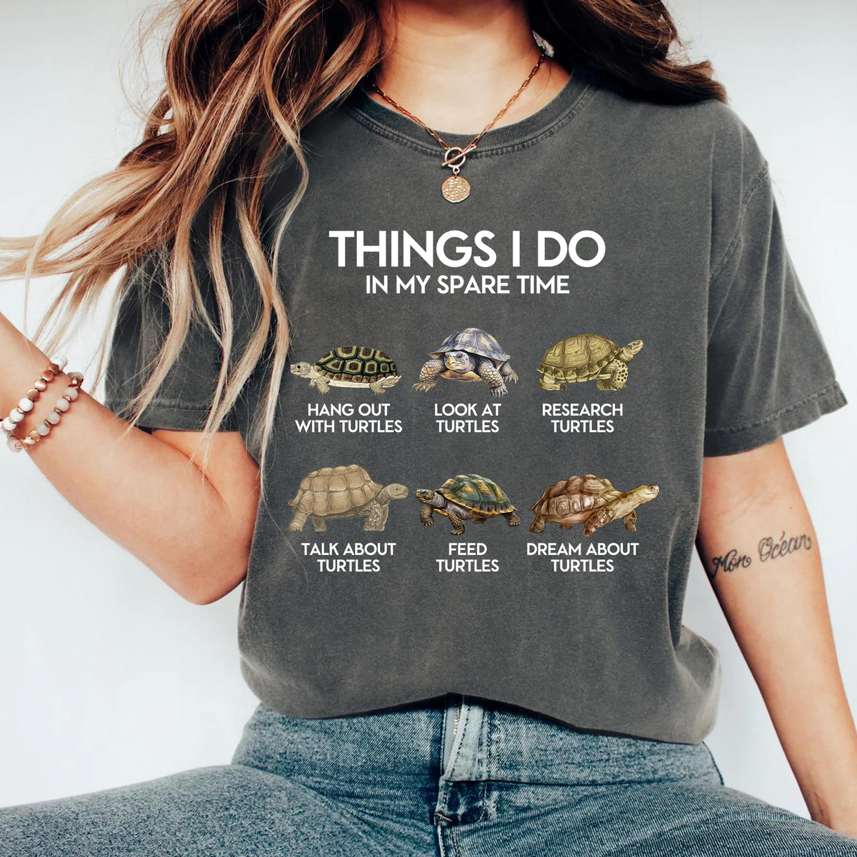 Things I Do In My Spare Time - Turtle T-Shirt