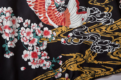 YC6007 Fish in Spring Kimono