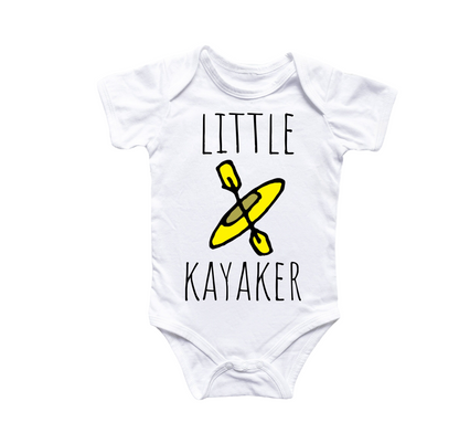 Kayak River Lake - Baby Boy Girl Clothes Infant Bodysuit Funny Cute