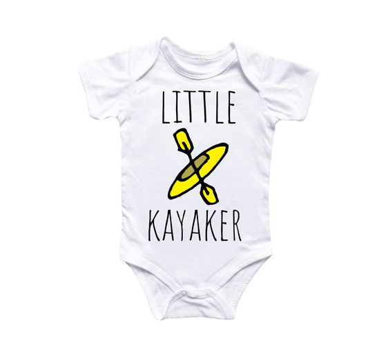 Kayak River Lake - Baby Boy Girl Clothes Infant Bodysuit Funny Cute