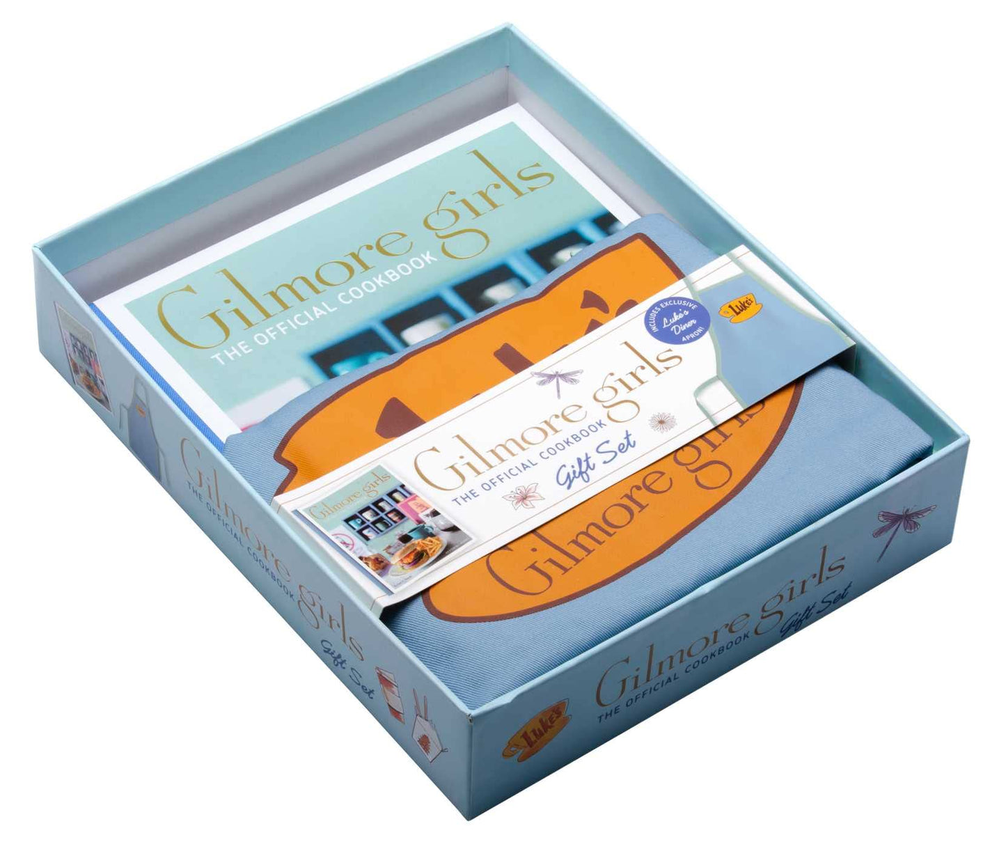 Gilmore Girls: The Official Cookbook and Apron Gift Set by C