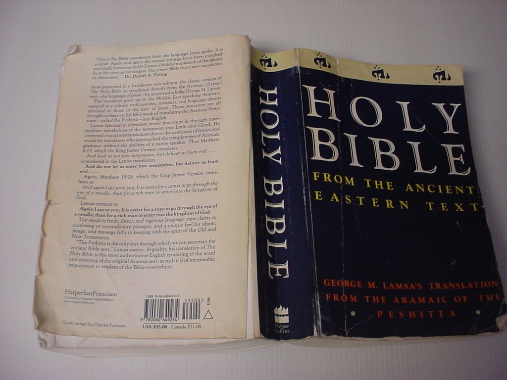 Holy Bible: From the Ancient Eastern Text: George M. Lamsa's