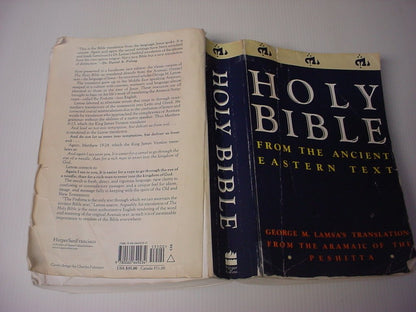 Holy Bible: From the Ancient Eastern Text: George M. Lamsa's