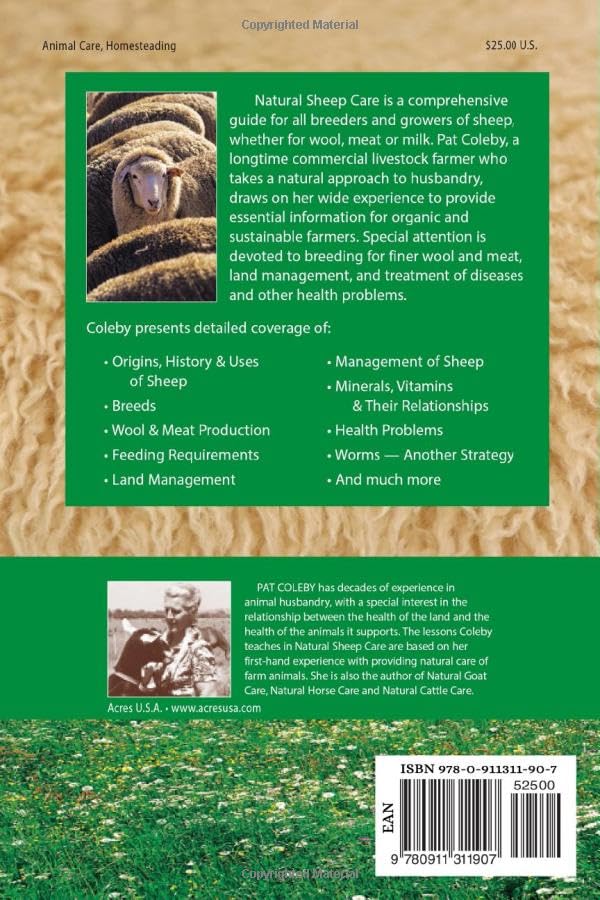 Natural Sheep Care by Coleby, Pat