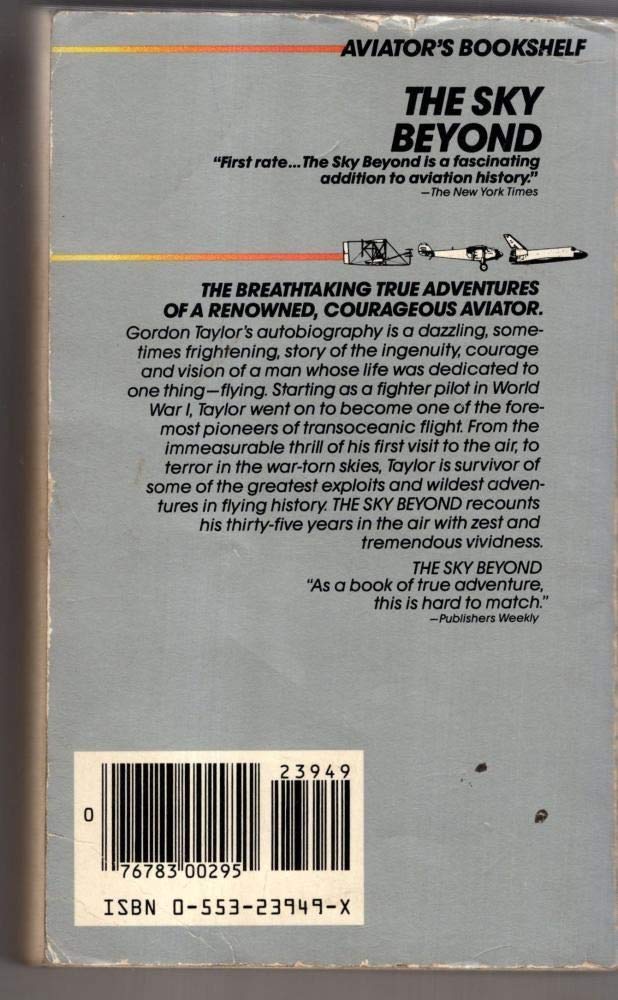 The Sky Beyond (Air and Space) by Taylor, Gordon