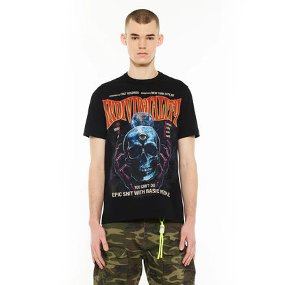 Cult Of Individuality Psychedelic Crew Tee - Black
