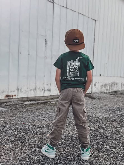 LUCKY NO. 7 TEE - LIMITED EDITION FOREST GREEN