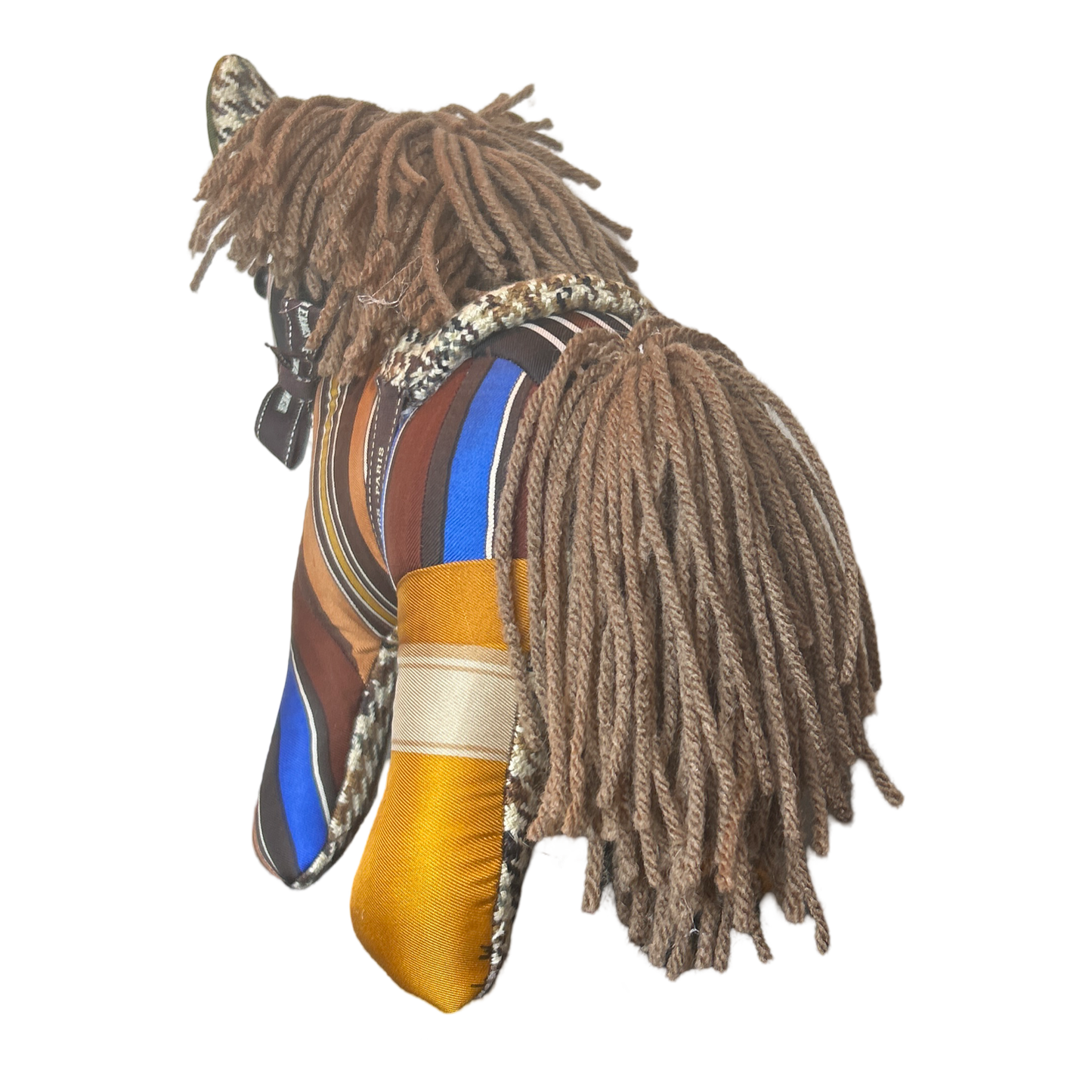 Couvertures et Tenues du Jour Vintage Silk Scarf Noble Pony
