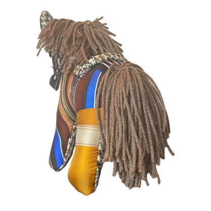 Couvertures et Tenues du Jour Vintage Silk Scarf Noble Pony