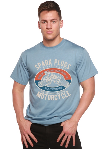 Spark Plugs Spun Bamboo® Men's Bamboo Viscose/Organic Cotton Short Sleeve Graphic T-Shirt