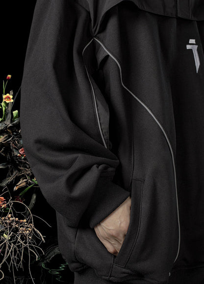 HiH29 Shadow Mixed Hoodie