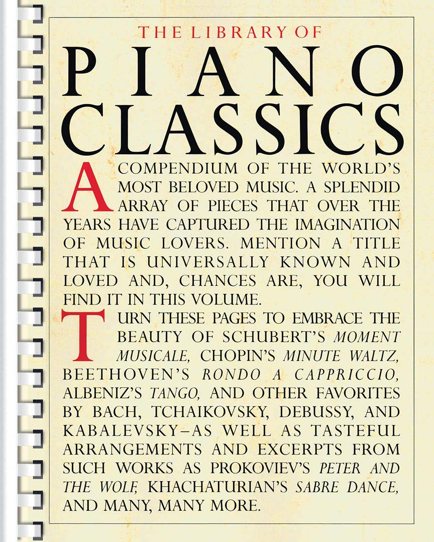 The Library of Piano Classics by Music Sales