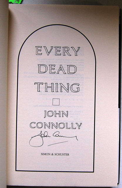 Every Dead Thing by Connolly, John