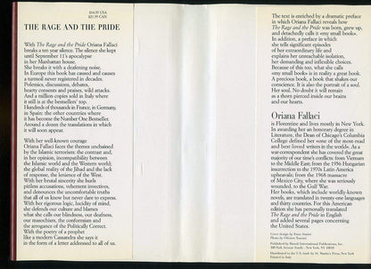 The Rage and the Pride by Fallaci, Oriana