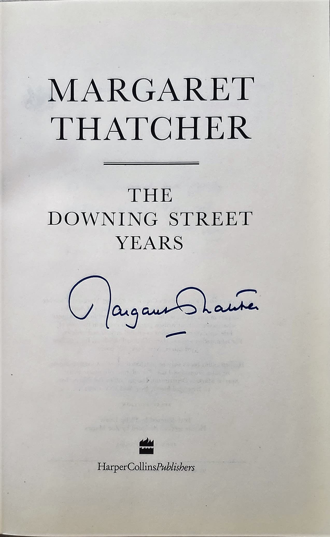 The Downing Street Years by Thatcher, Margaret
