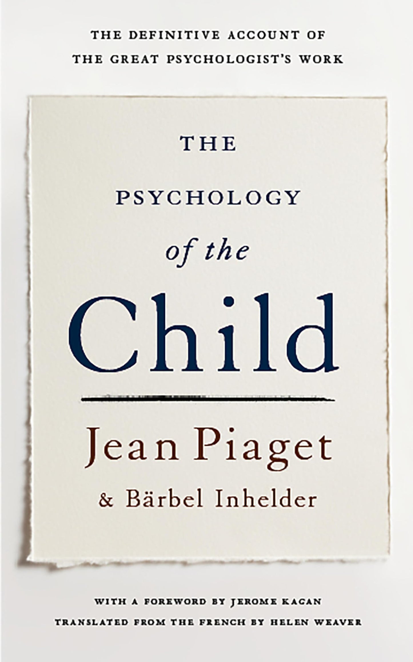 The Psychology Of The Child by Piaget, Jean