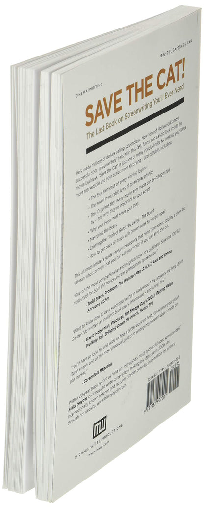 Save The Cat! The Last Book on Screenwriting You'll Ever Nee