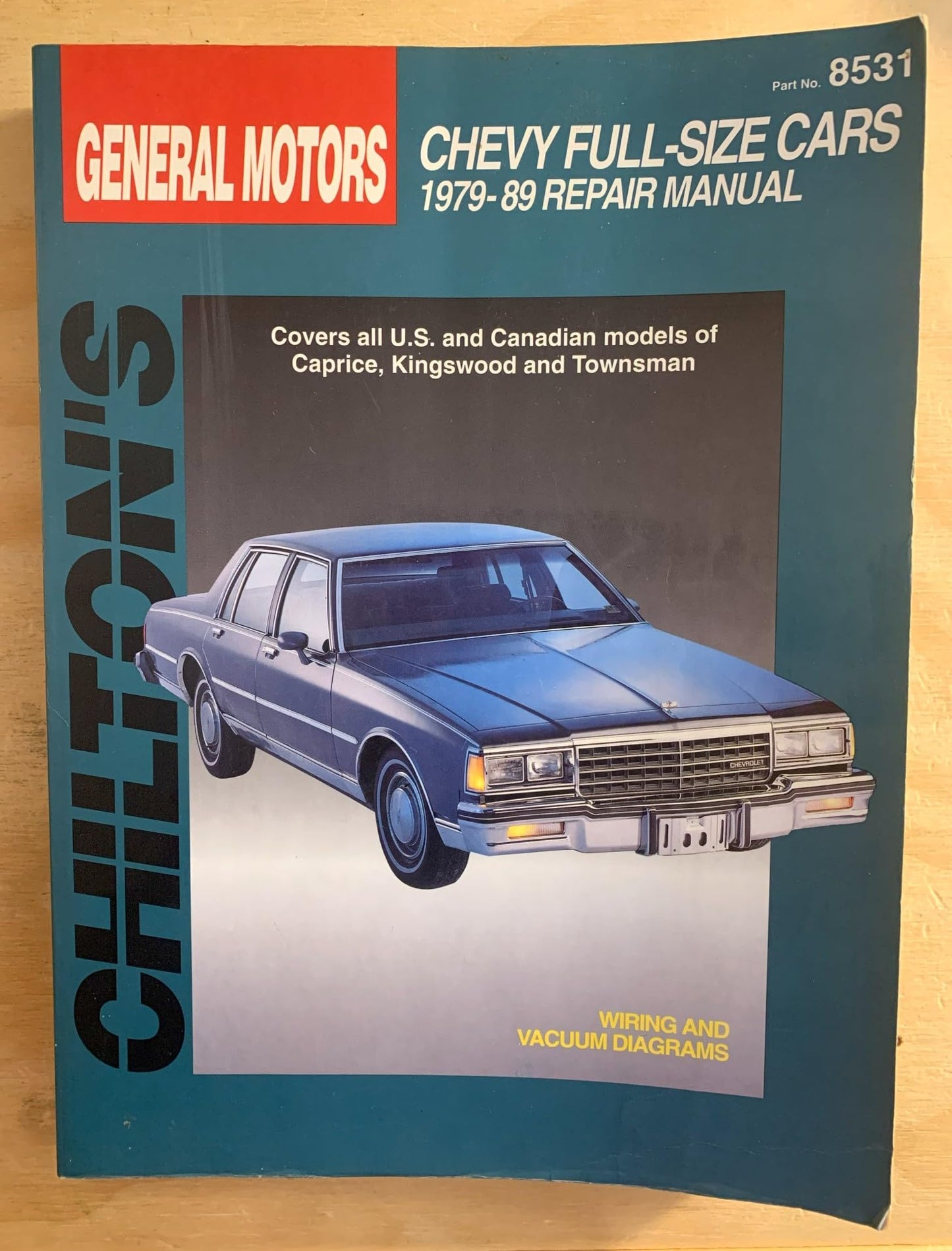 GM Chevrolet Full-Size Cars, 1979-89 (Chilton Total Car Care Series Manuals)