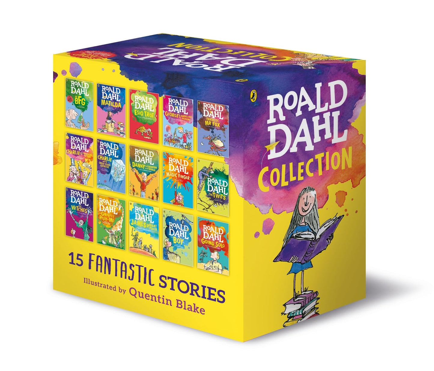 Roald Dahl Collection 15 Fantastic Stories Box Set Including