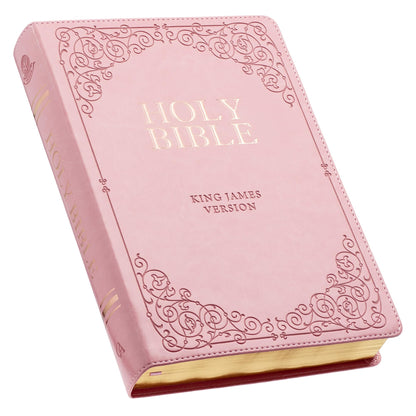 KJV Holy Bible, Giant Print Full-size Faux Leather Red Lette
