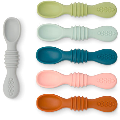 Self-Feeding Silicone Spoons