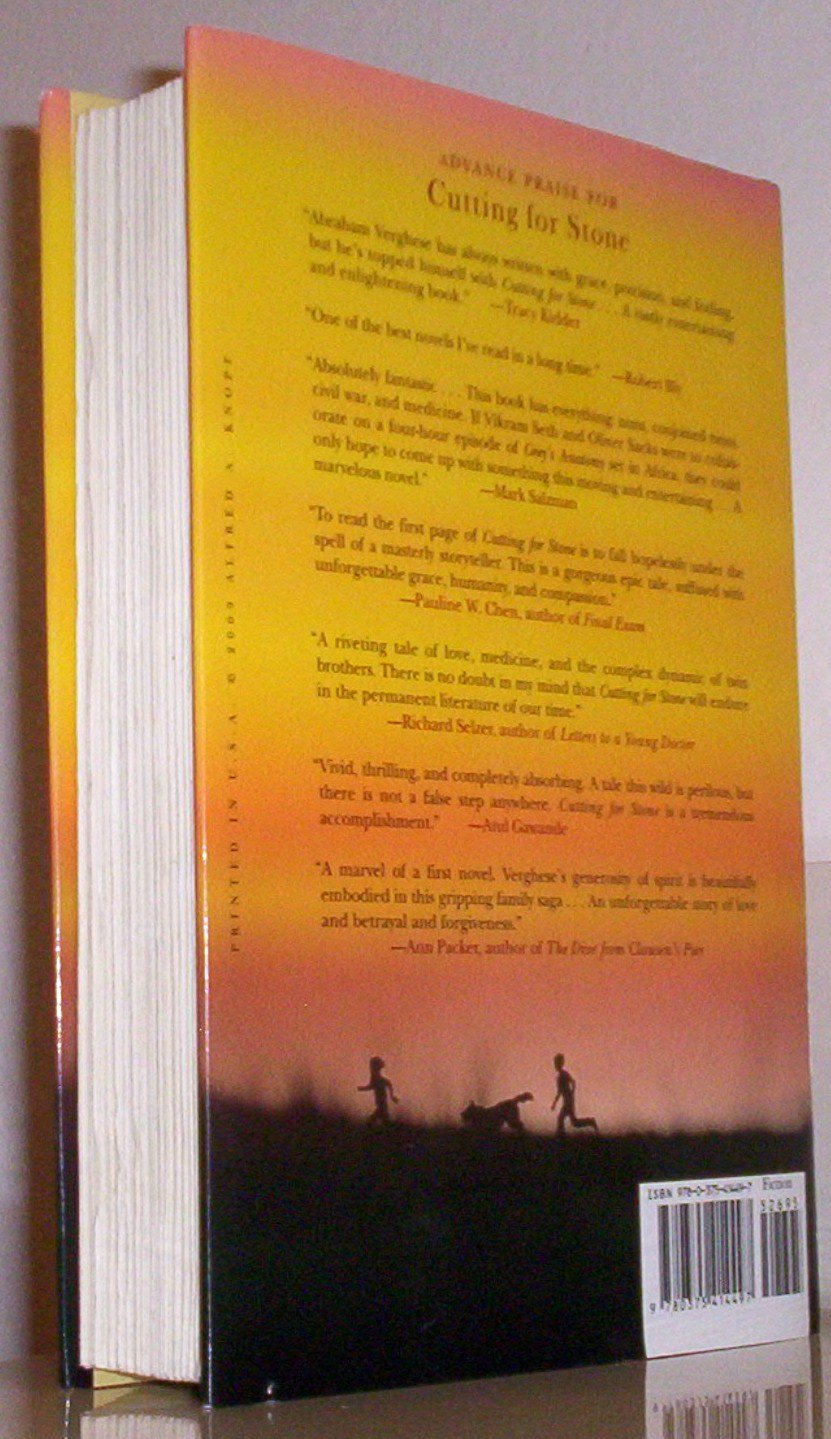 Cutting for Stone: A novel by Verghese, Abraham
