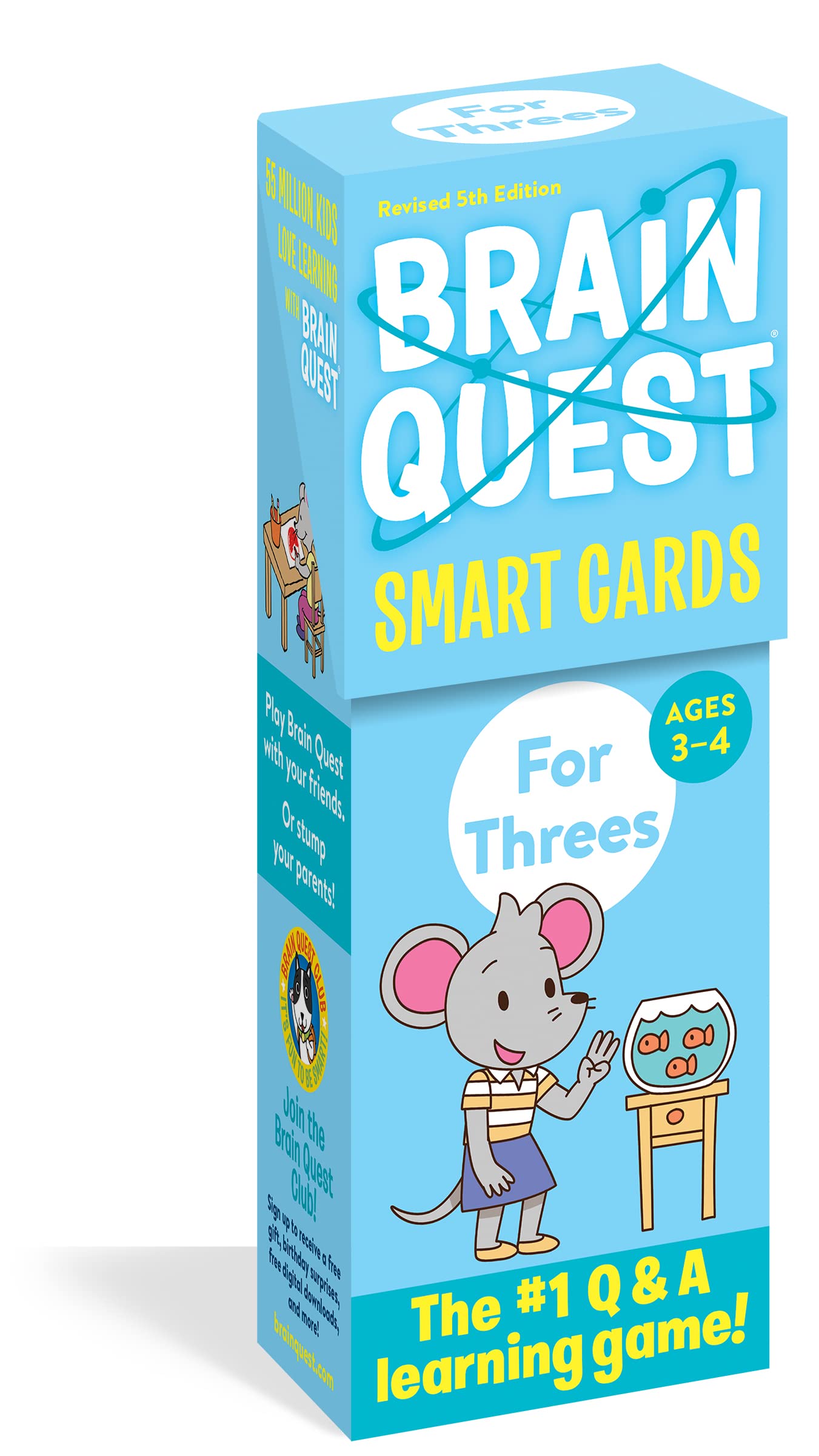 Brain Quest For Threes Smart Cards Revised 5th Edition (Brai