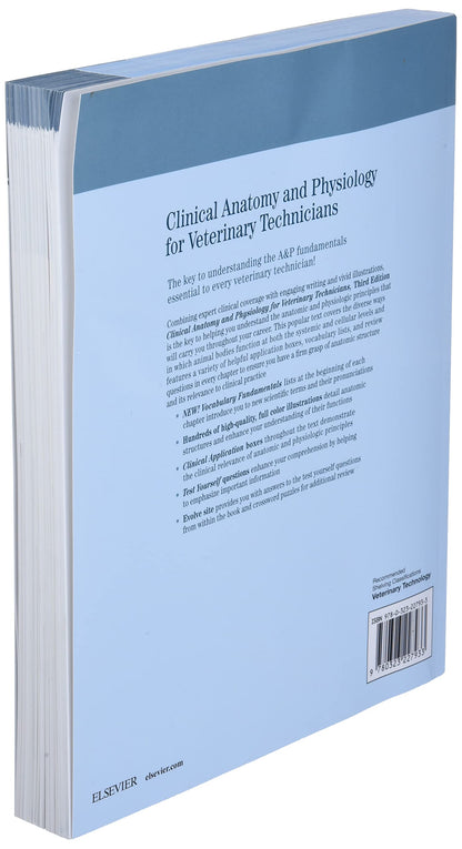 Clinical Anatomy and Physiology for Veterinary Technicians b