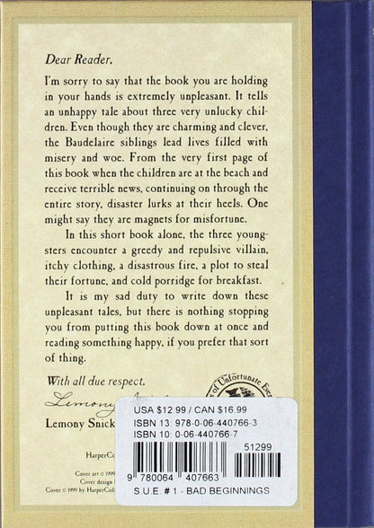 Series of Unfortunate Events Box Th by Lemony Snicket (psed.