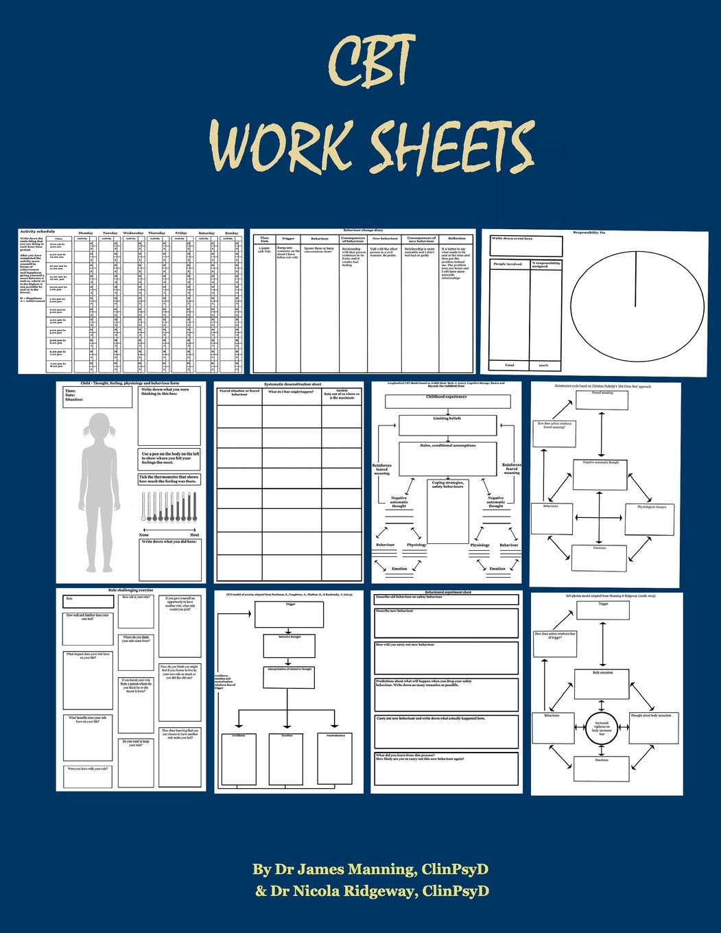 CBT Worksheets: CBT Worksheets for CBT therapists in trainin