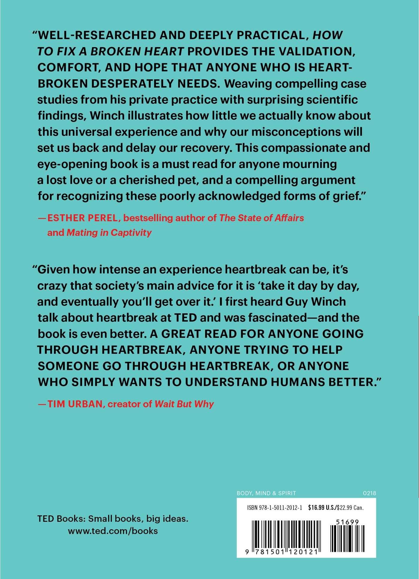 How to Fix a Broken Heart (TED Books) by Winch, Dr Guy