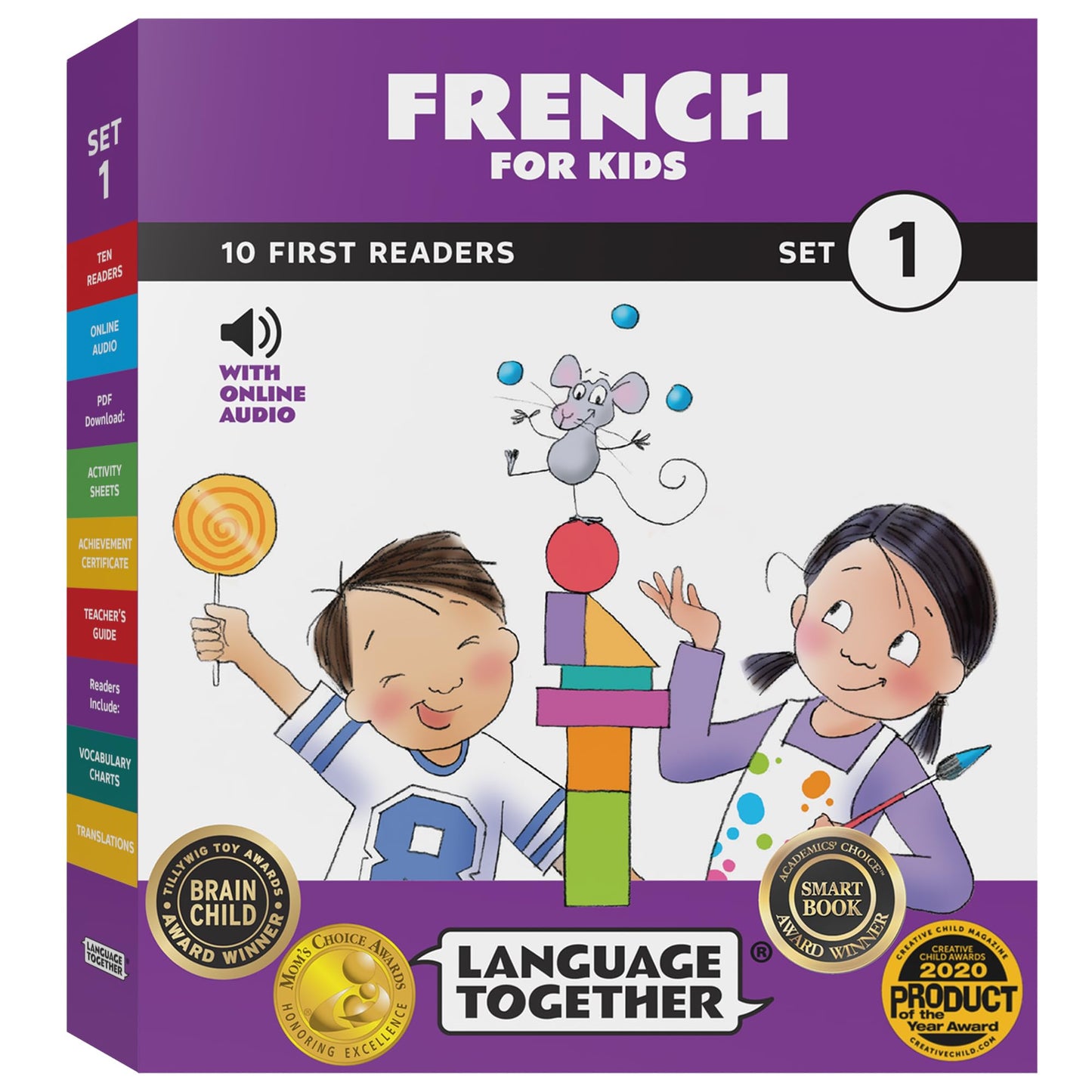 French for Kids Set 1: Beginning Books Pack - 10 First Reade