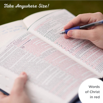 KJV Holy Bible, Thinline Large Print Faux Leather Red Letter