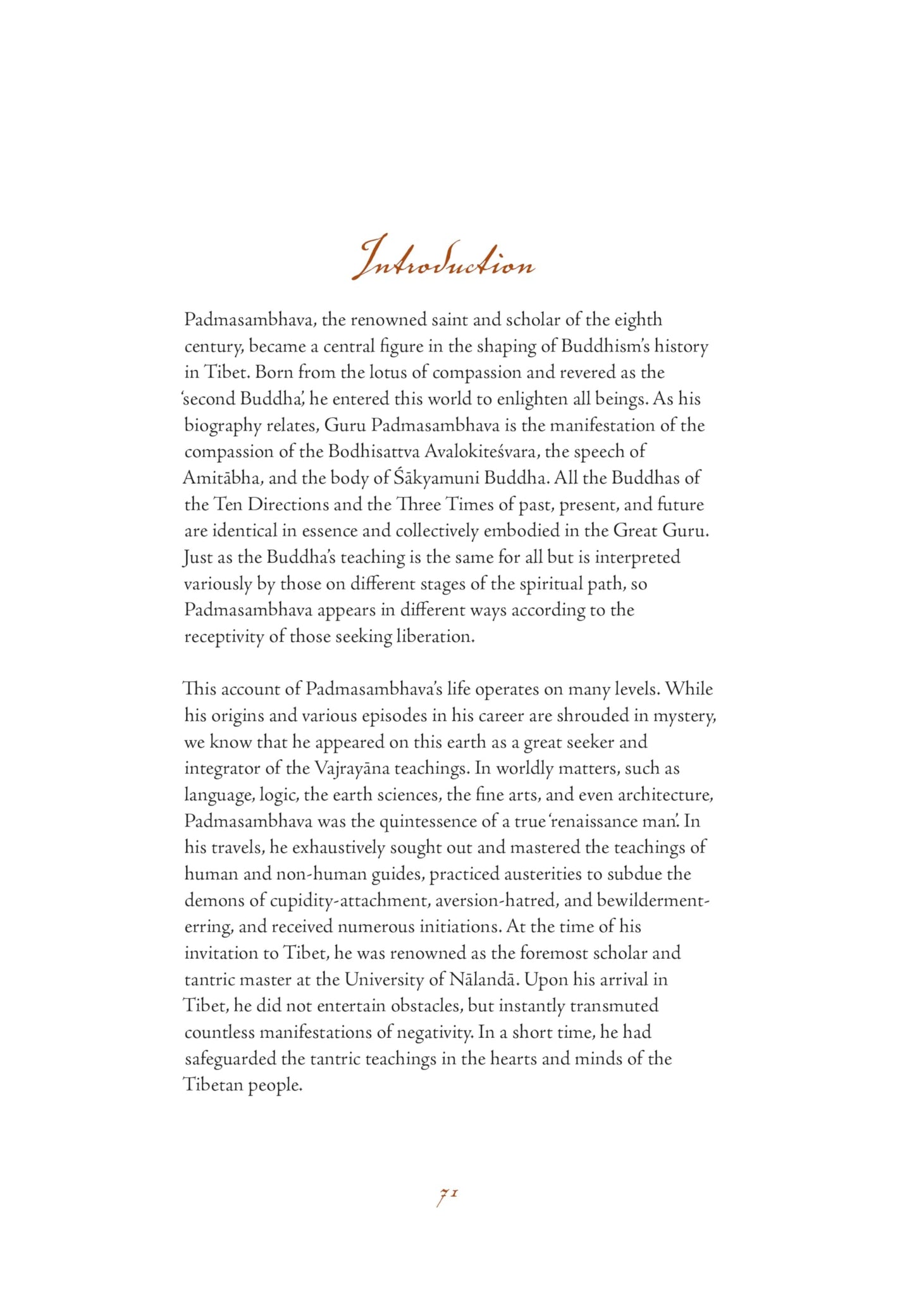 Padmasambhava Comes to Tibet: 25 Disciples--Vajra Guru Mantr