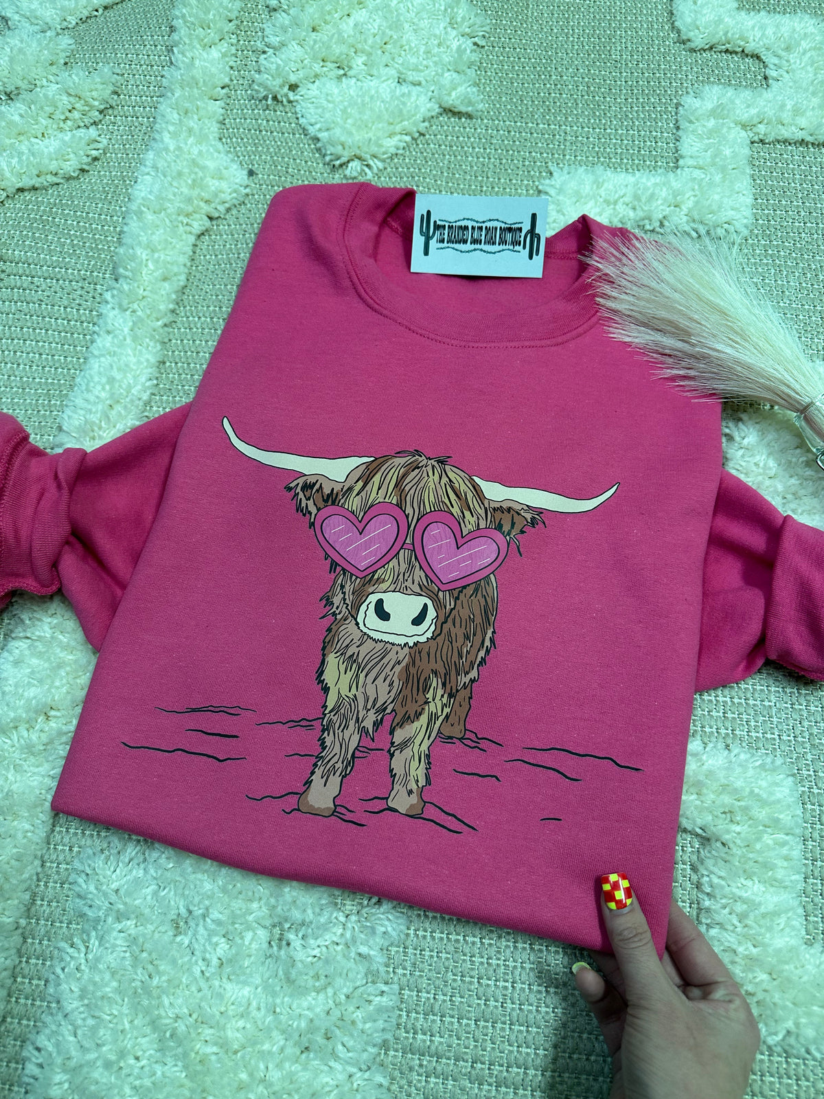 Highland Cow Valentines Graphic