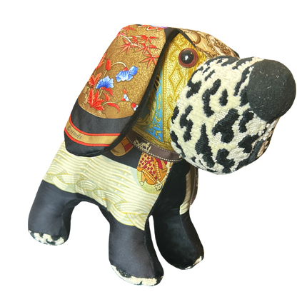 Couvee d'Hermes Vintage Silk Scarf Loyal Puppy