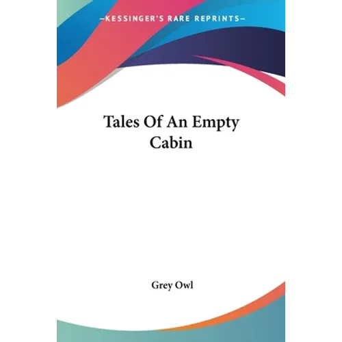 Tales Of An Empty Cabin - Paperback