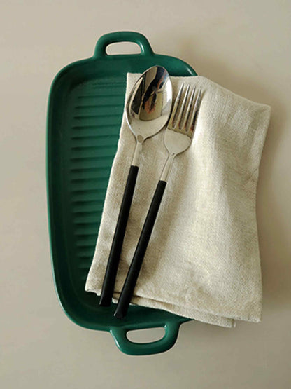 Cotton Linen Napkins Solid Color Placemats Tea Towels