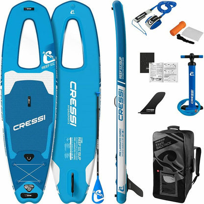 Paddle Surf Board Reef Window Cressi-Sub 10,2" Blue