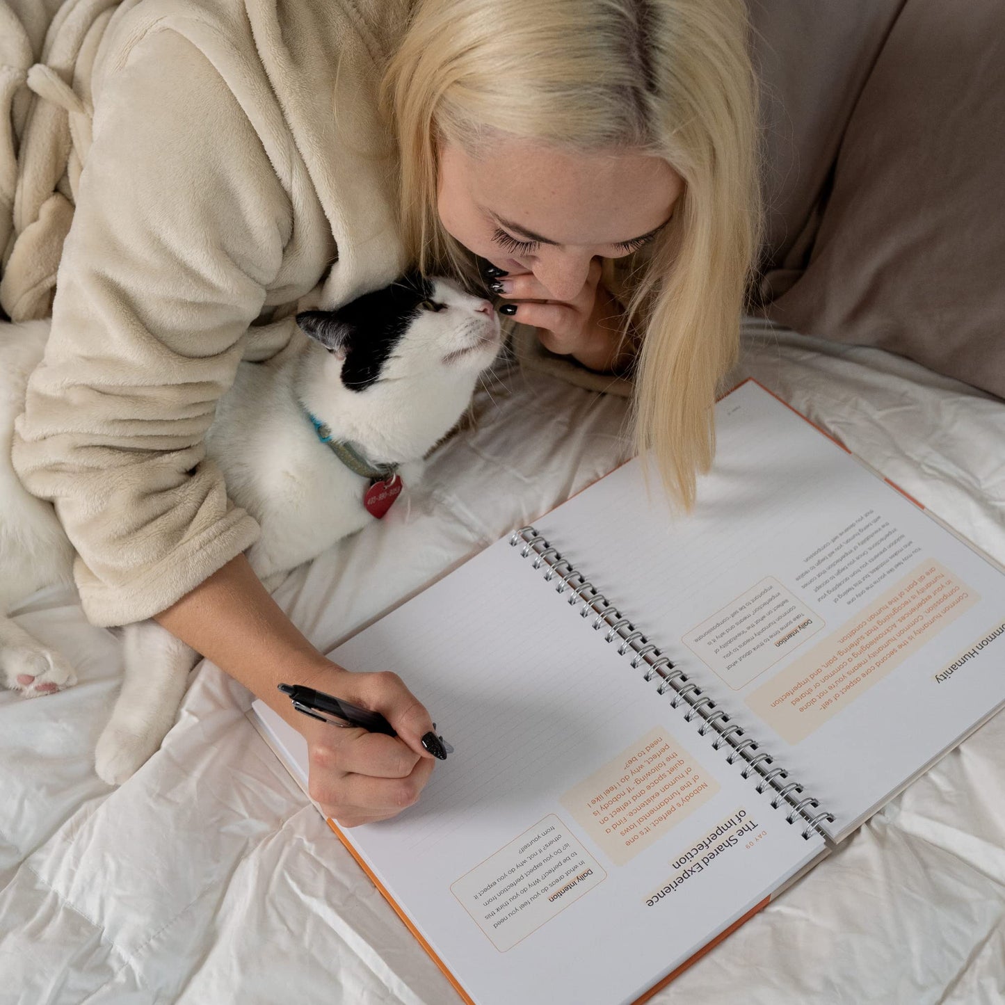 HARDCOVER- Self-Love Journal - 120 Pages - 91 Day Notebook a